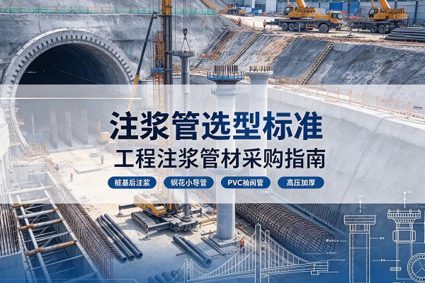 武陵源注浆管选型标准