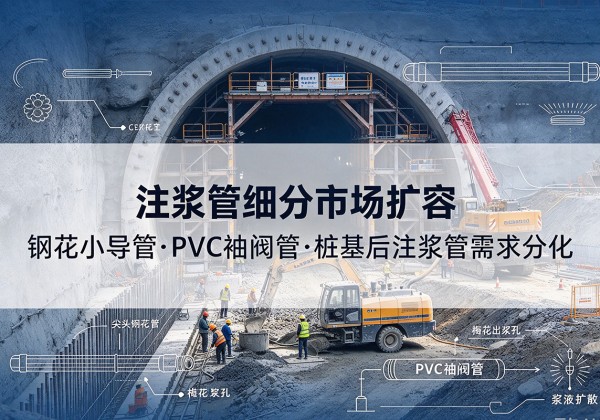 武陵源注浆管细分市场扩容，隧道钢花小导管、PVC 袖阀管、桩基后注浆管需求分化